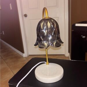 Amazon Gold and Green Glass Candle Holder